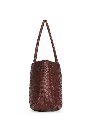 Santa Croce Big burnt brown tote bag DRAGON DIFFUSION | 8892BRUCIATO